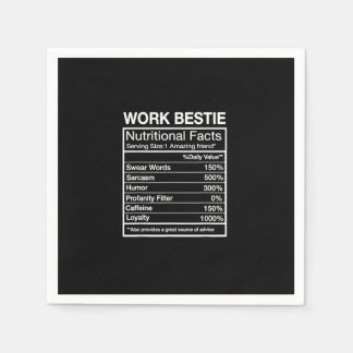 Serviette En Papier Bestie de travail amusant Définition, Coworker Hil