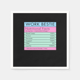 Serviette En Papier Bestie de travail Faits nutritionnels