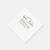 Serviette En Papier Bestie de travail Funny Coworker & collègue Classi (Coin)