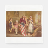 Serviette En Papier Betsy Ross, 1777 (Histoire américaine) (Patriote a (Devant)