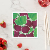 Serviette En Papier betterave funky (En situation)