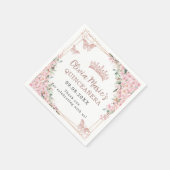 Serviette En Papier Beurre d'or Rose de fleurs de cerisiers Quinceaner (Coin)