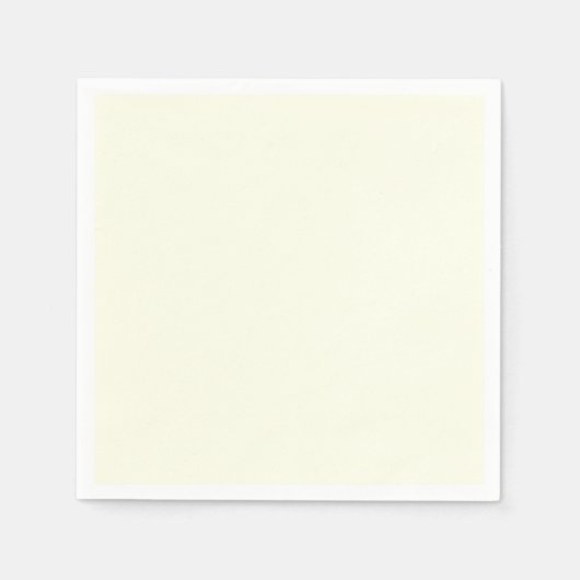 Serviette En Papier Beurre jaune (Devant)