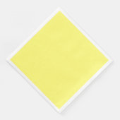 Serviette En Papier Beurre jaune (Coin)