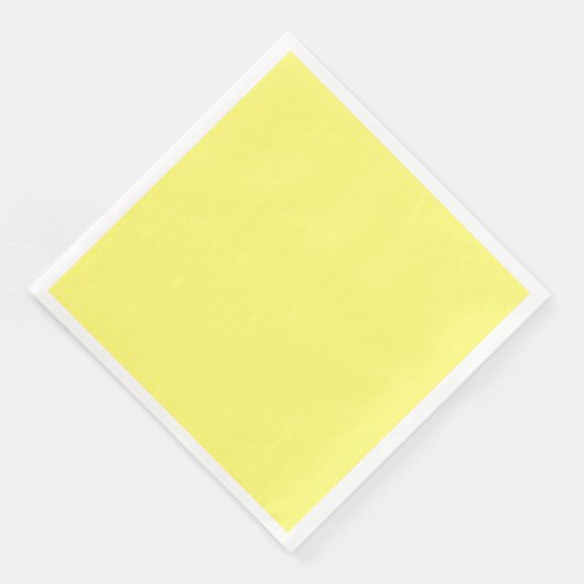 Serviette En Papier Beurre jaune (Coin)