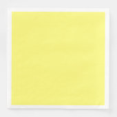 Serviette En Papier Beurre jaune (Devant)