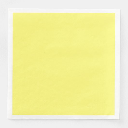 Serviette En Papier Beurre jaune (Devant)