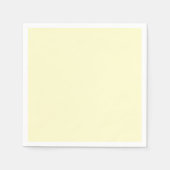 Serviette En Papier Beurre jaune uni | Classic Elegant (Devant)