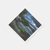 Serviette En Papier Beutiful Lake Trees du Connecticut (Coin)