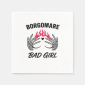 Serviette En Papier Bgm Bad Girl II - Skeleton Heart Hands (Devant)