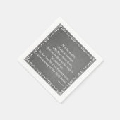 Serviette En Papier Bible Bienheureuse Écriture - Titus 3:5 (Coin)