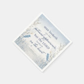Serviette En Papier Bible Verse 1 Samuel 16:7 Aquarelle (Coin)