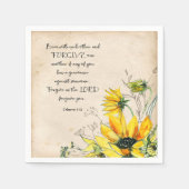 Serviette En Papier Bible verse Collosians Papier Napkins (Devant)