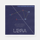 Serviette En Papier Bibliothèque de constellation zodiaque (Devant)