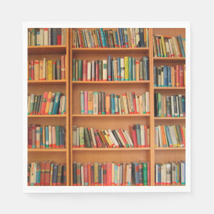 Serviette En Papier Bibliothèque Livres Librairie Vêtements de livres 