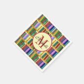 Serviette En Papier Bibliothèque pour génie. Livres pour élèves intell (Coin)