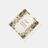 Serviette En Papier Bibliothèque Vieux Anglais Club Couverture Mariage (Coin)