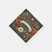 Serviette En Papier Biblique Pour Nous Un Enfant Est Né Découpage (Coin)