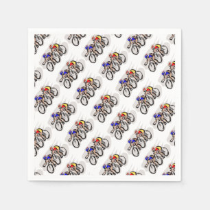 Serviette En Papier Bicycles