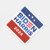Serviette En Papier Biden Harris 2024 Election Campaign Paper Napkin (Coin)