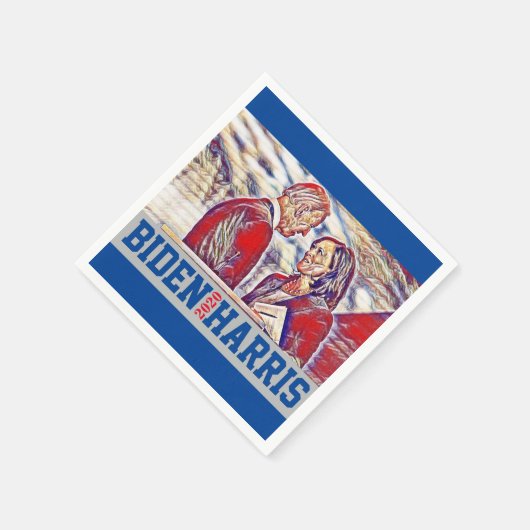 Serviette En Papier Biden Harris Ensemble 2020 (Coin)