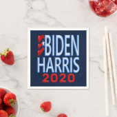 Serviette En Papier Biden Harris Parti électoral démocrate 2020 (En situation)