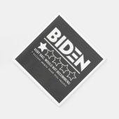 Serviette En Papier Biden Très Mauvais Ne Recommanderait Pas T-Shirt (Coin)