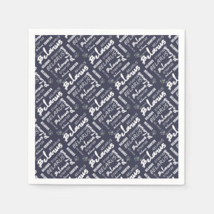 Serviette En Papier Biélorussie Fleur nationale de maïs