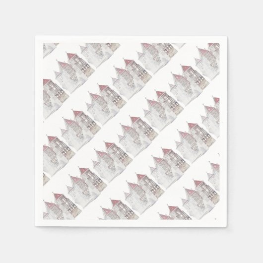 Serviette En Papier Biélorussie Mir Castle Architecture (Devant)