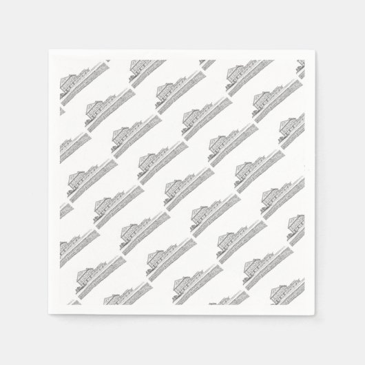 Serviette En Papier Biélorussie Orsha Architecture (Devant)