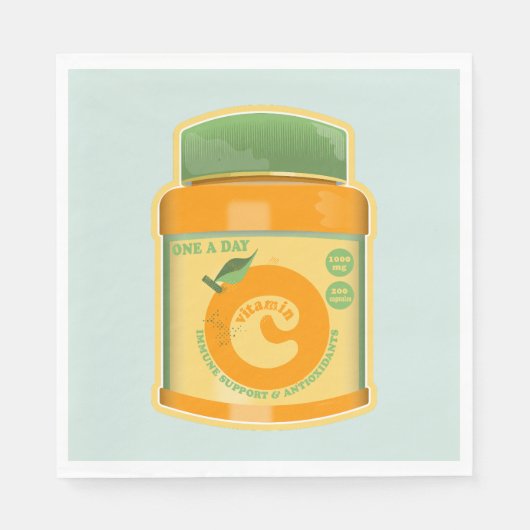 Serviette En Papier Bien-être vitamine C (Devant)