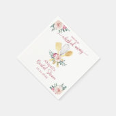 Serviette En Papier BIENTÔT EMportée LANCER DE BOUQUET (Coin)