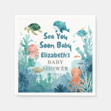 Bientôt sous l'eau Bébé Mignon Baby Shower