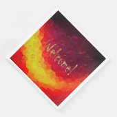 Serviette En Papier Bienvenue ! (Coin)