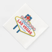 Serviette En Papier Bienvenue À Las Vegas (Coin)