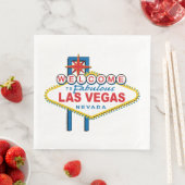 Serviette En Papier Bienvenue À Las Vegas (En situation)