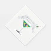 Serviette En Papier Bienvenue Au Brésil (Coin)