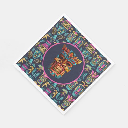 Serviette En Papier Bienvenue Au Luau (Coin)