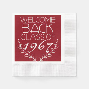 Serviette En Papier Bienvenue Classe de retour