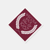 Serviette En Papier Bienvenue Classe de retour (Coin)