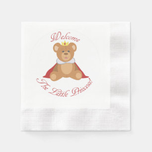 Serviette En Papier Bienvenue La Petite Princesse
