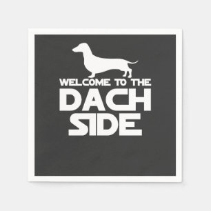 Serviette En Papier Bienvenue Sur Le Côté Dachshund