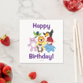 Serviette En Papier Bienvenue sur Webkinz ! (En situation)