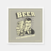 Serviette En Papier Bière : C'est un séjour en Can (Devant)