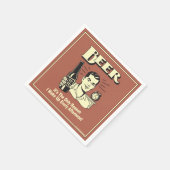 Serviette En Papier Bière : Seulement La Raison Pour Laquelle Je Me Ré (Coin)