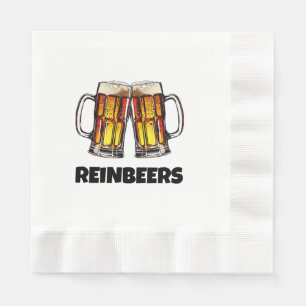 Serviette En Papier Bières Noël Reinbières