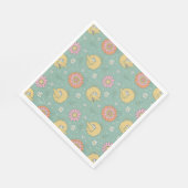 Serviette En Papier Big Bird | Good Vibes Floral Pattern (Coin)