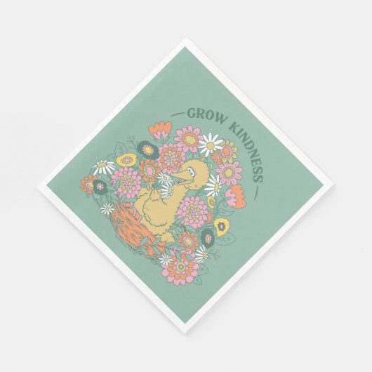 Serviette En Papier Big Bird | Grow Kindness Floral Graphic (Coin)
