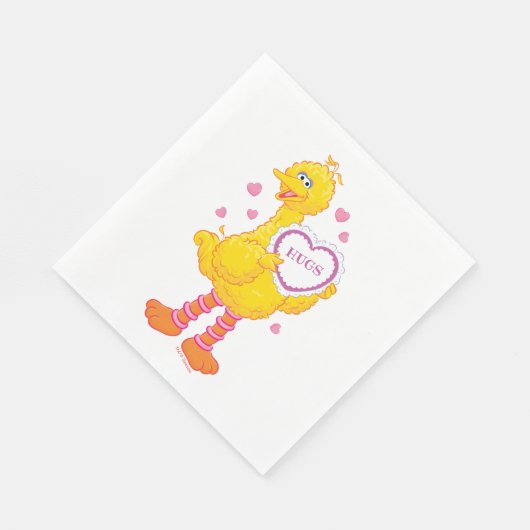 Serviette En Papier Big Bird Valentine (Coin)
