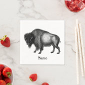Serviette En Papier Big Bison Buffalo Thunder-Cove (En situation)